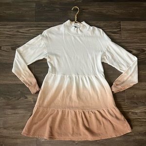Ombré sweater dress